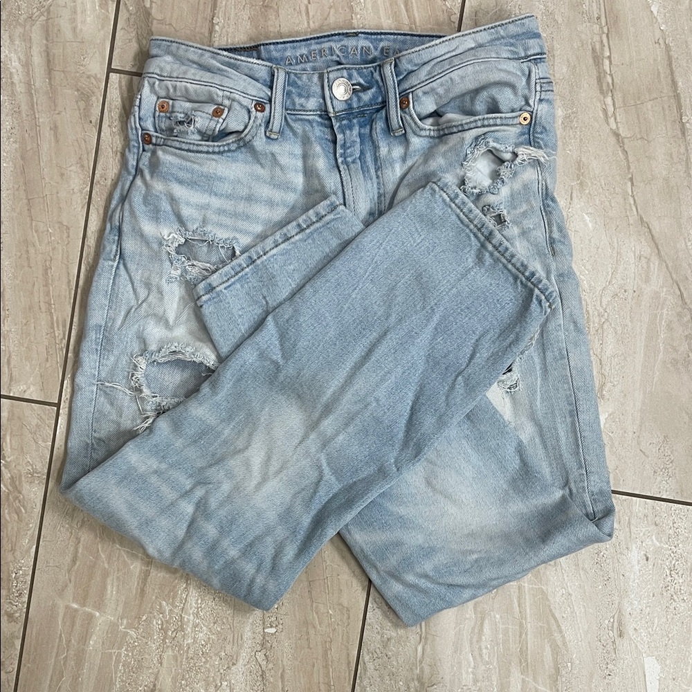 American Eagle Outfitters Deconstructed Slim Jeans men’s
